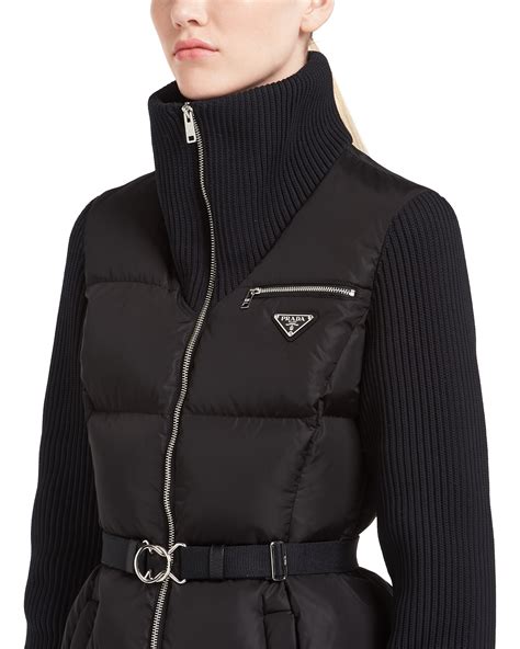 prada gilet women's|prada coat men's puffer.